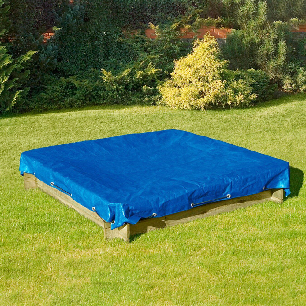 Blue Tarpaulin Waterproof Furniture Caravan Cover