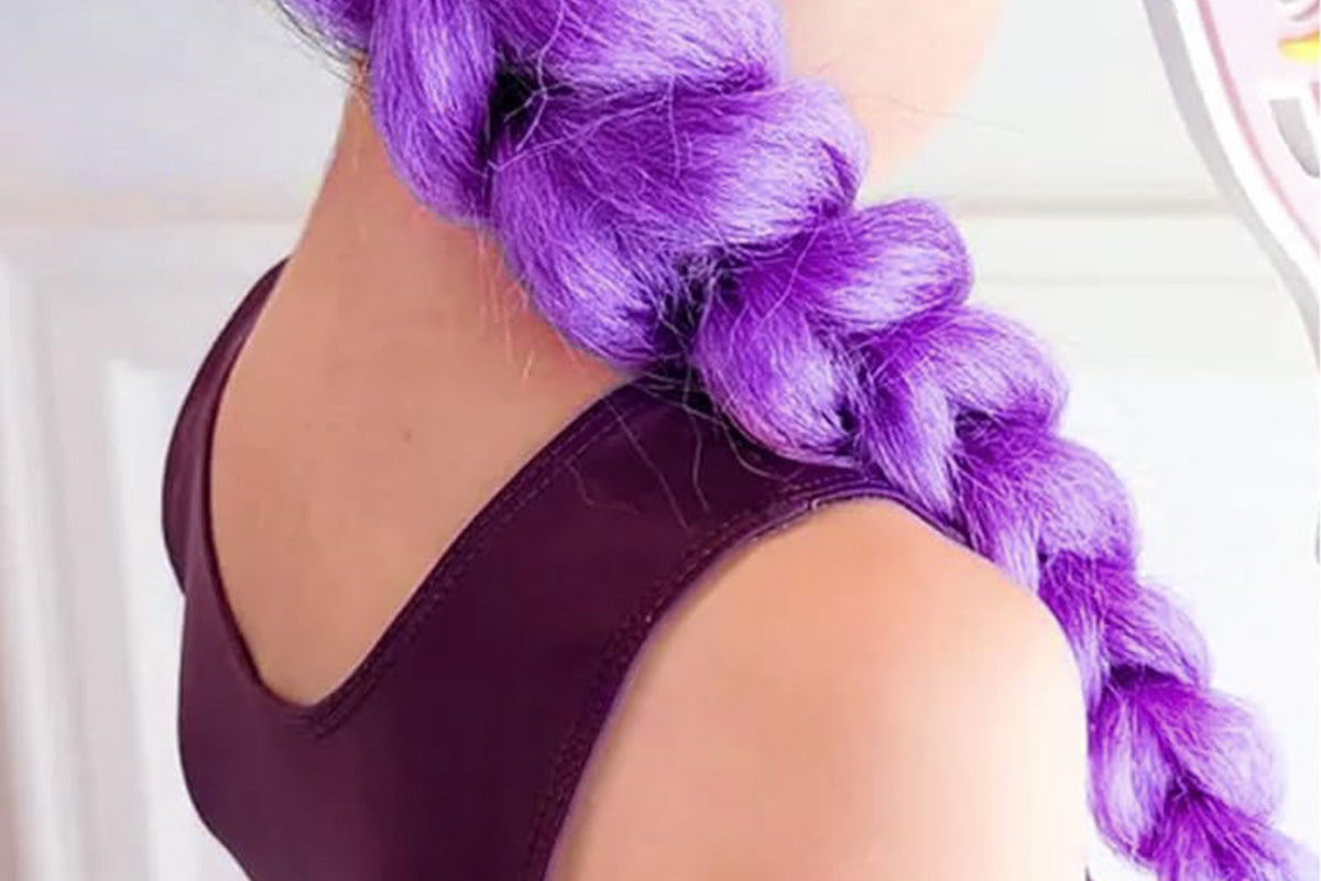 Purple Braiding Hair Extensions