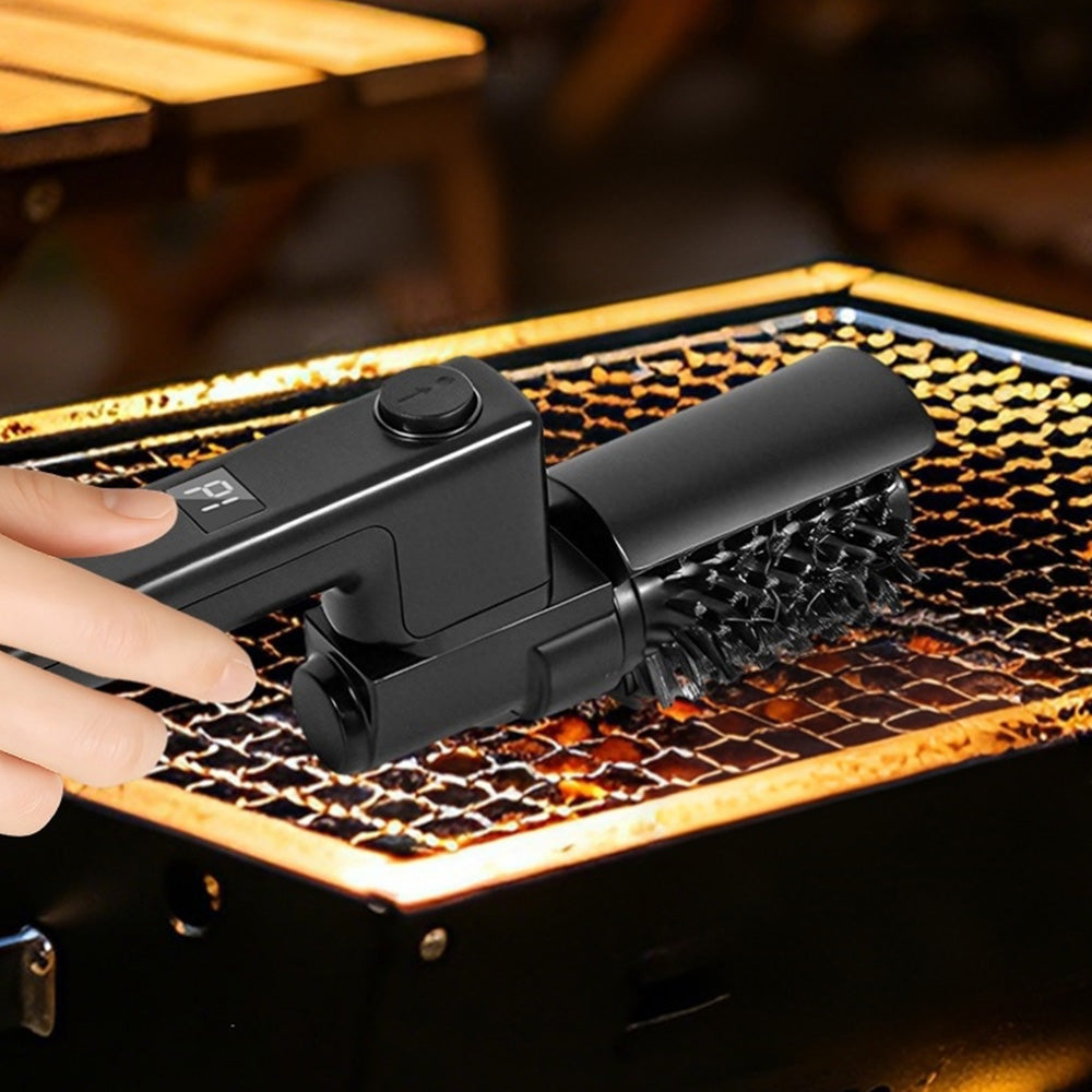 Cordless Electric Grill Brush Rotating Rechargeable Grill Cleaner for Home Outdoor