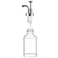 2 Pack 500ml Square Glass Syrup Soap Dispenser Bottles with Funnel