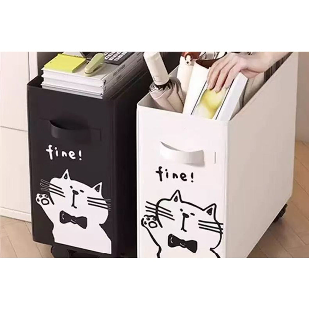 Under Desk Rolling Storage Cart Office Organizer Under Desk Utility Cart