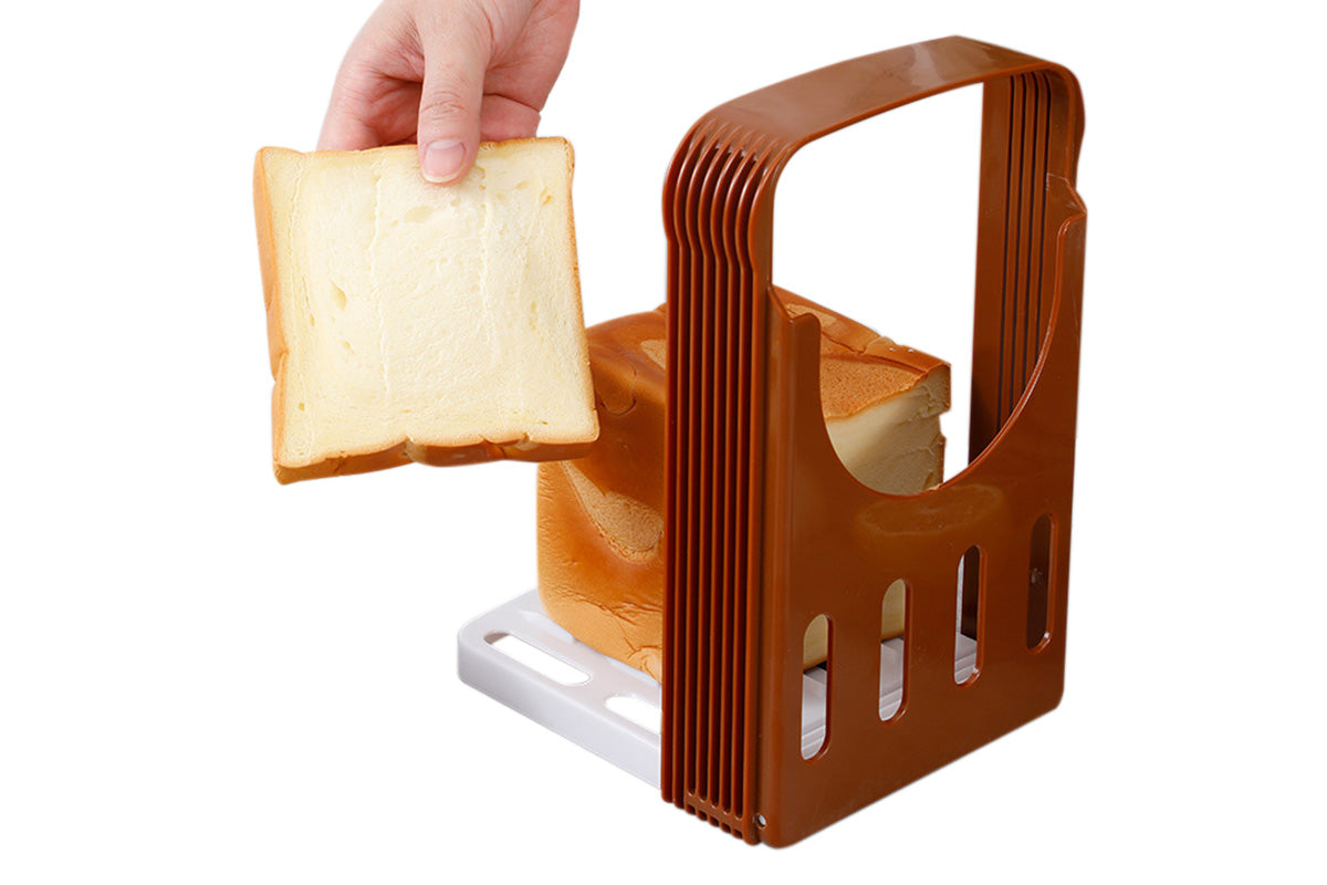 Bread Cutter Foldable Toast Cutter for Home Baking