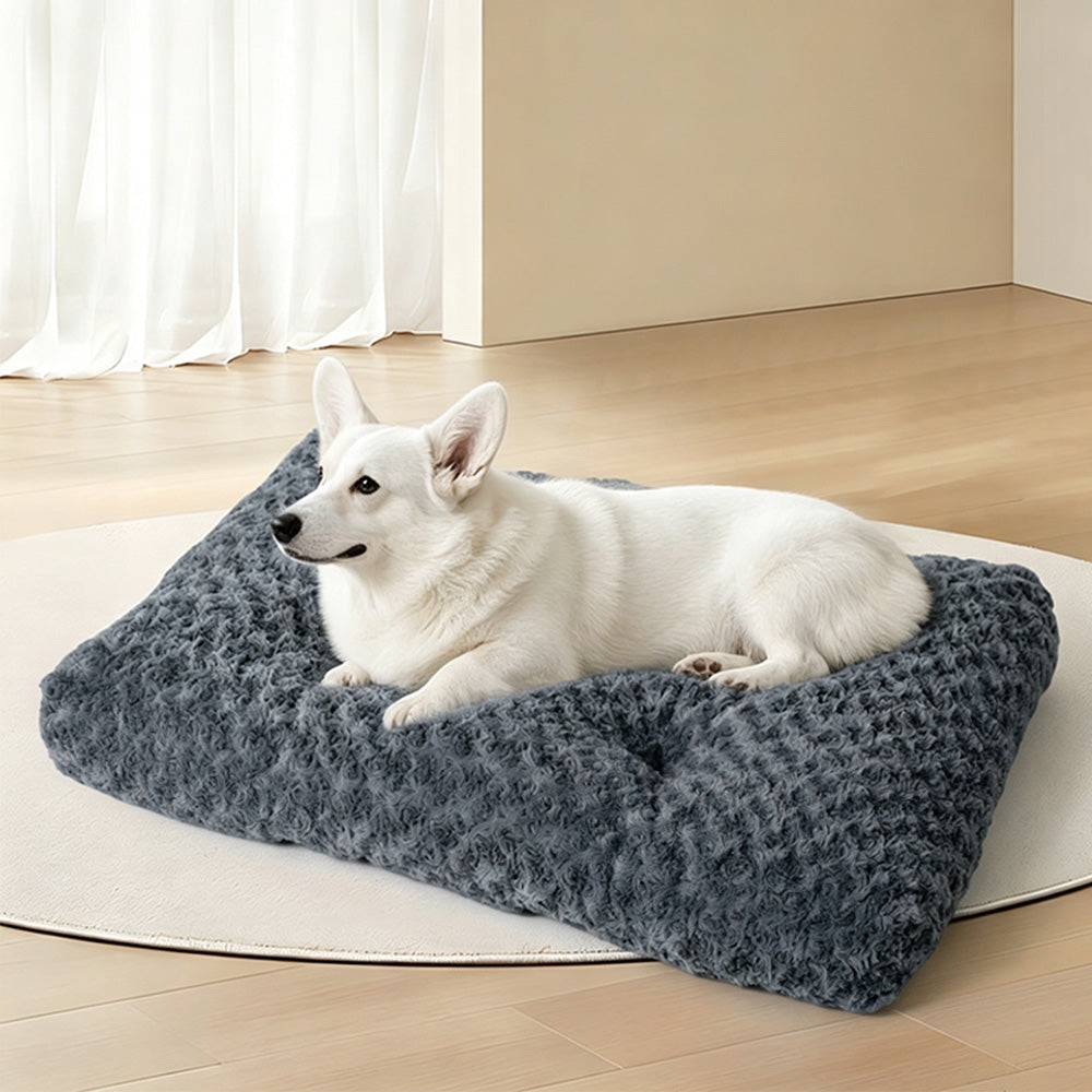 Plush Dog Bed Soft Washable Pet Mattress Pet Sleeping Cushion
