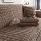 Flannel Non-Slip Thickened Sofa Cushion Cover-Pillowcase