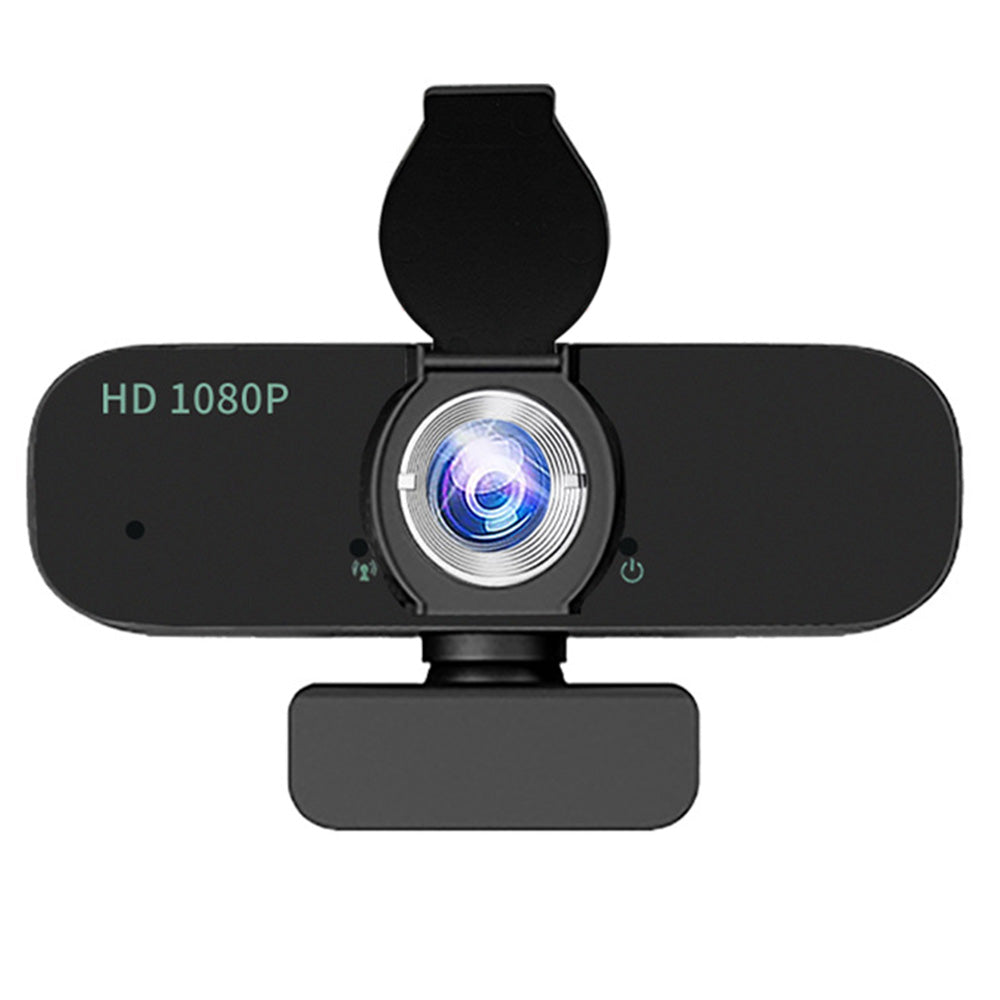Full HD 1080P Plug and Play USB Webcam with Built-in Mic