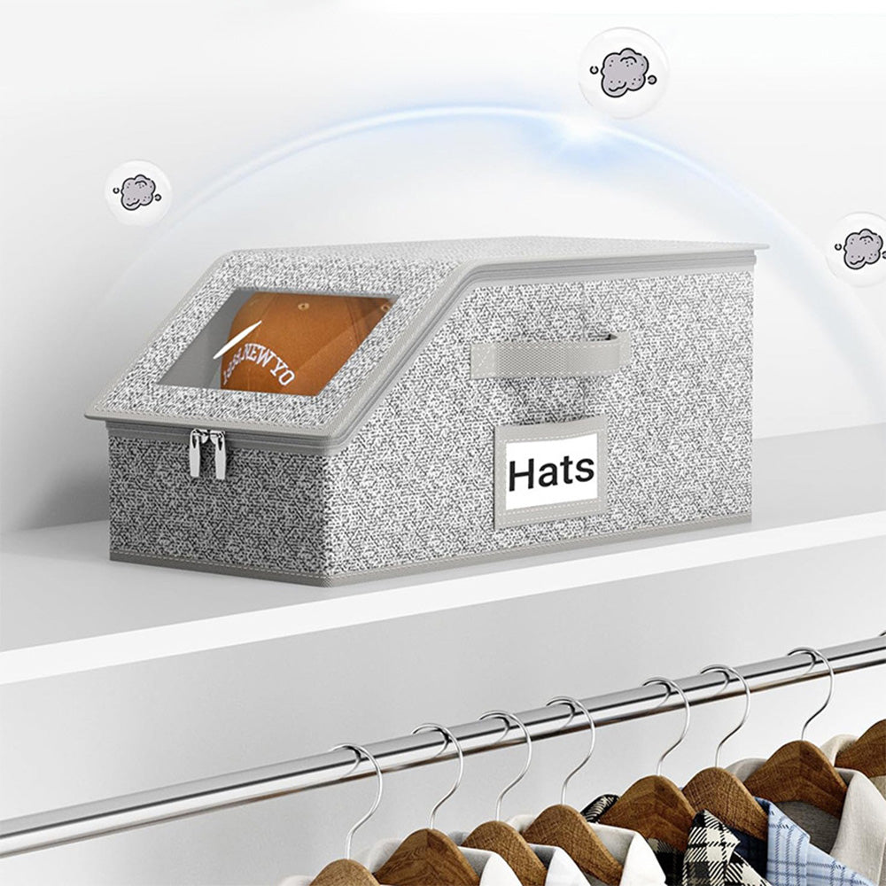Hat Storage for Baseball Caps Hat Organizer Holds up to 12 Caps