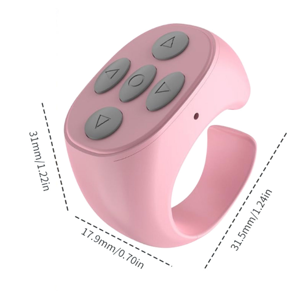 Wireless Bluetooth Ring Remote Control  Selfie Video Controller Page Turner