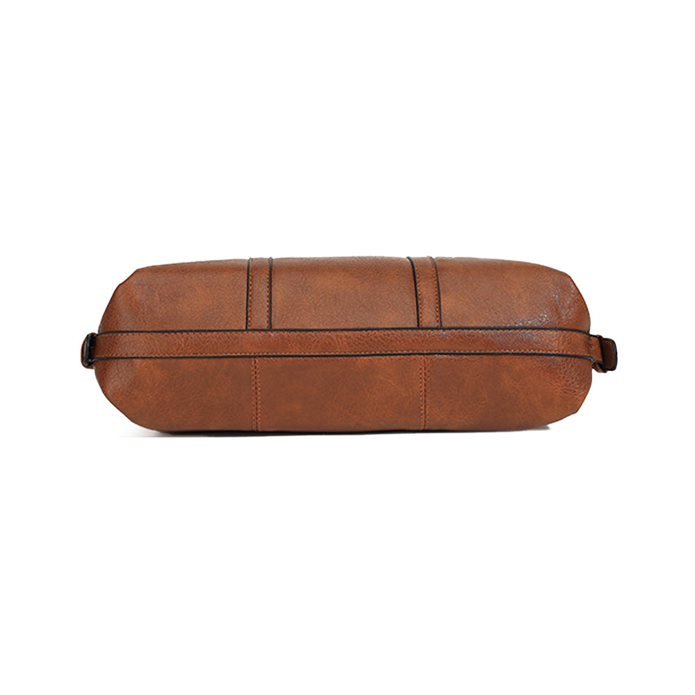 PU Leather Women's Tote Handbag for Work and Travel