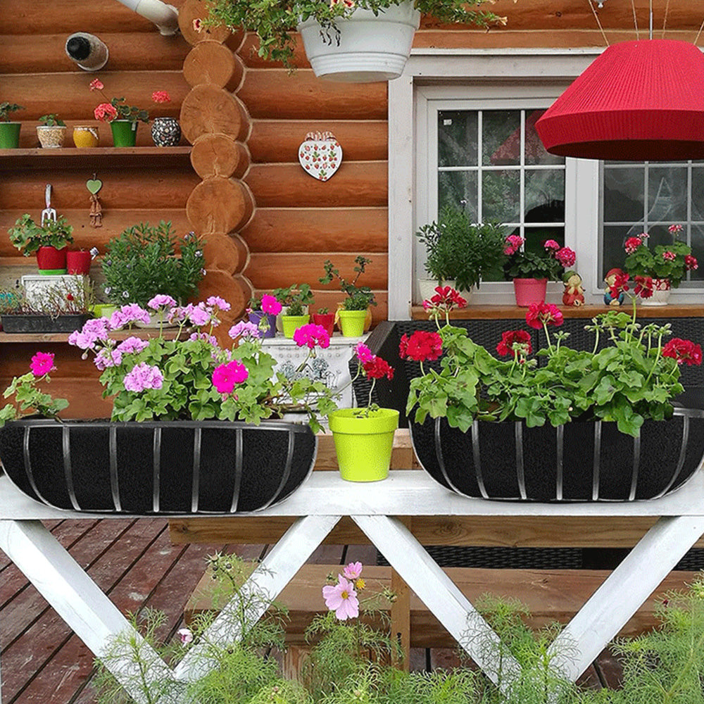 3PCS Fabric Planter Basket Liner for Window Boxes
