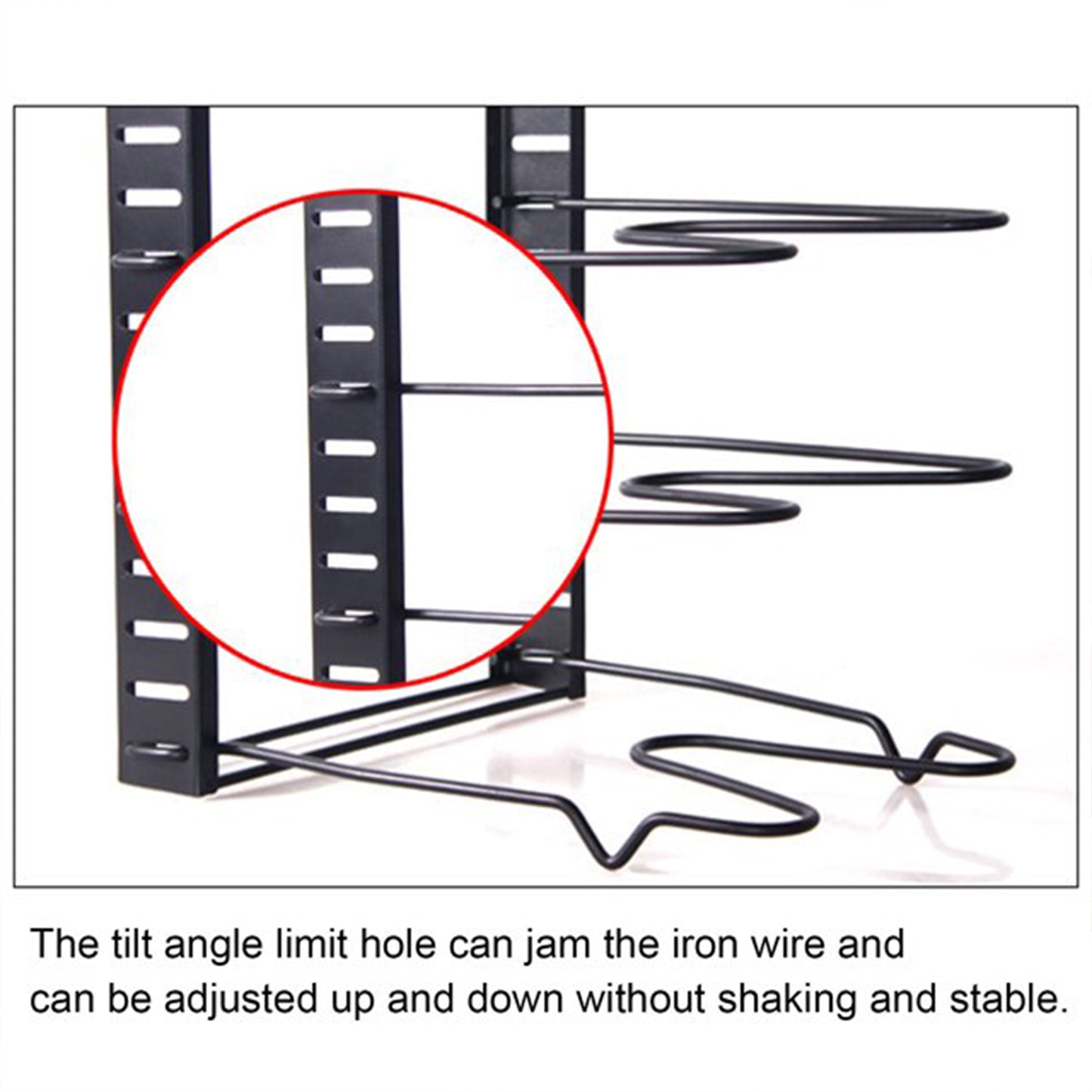 Adjustable 8 Tier Pan and Pot Lid Holder Rack