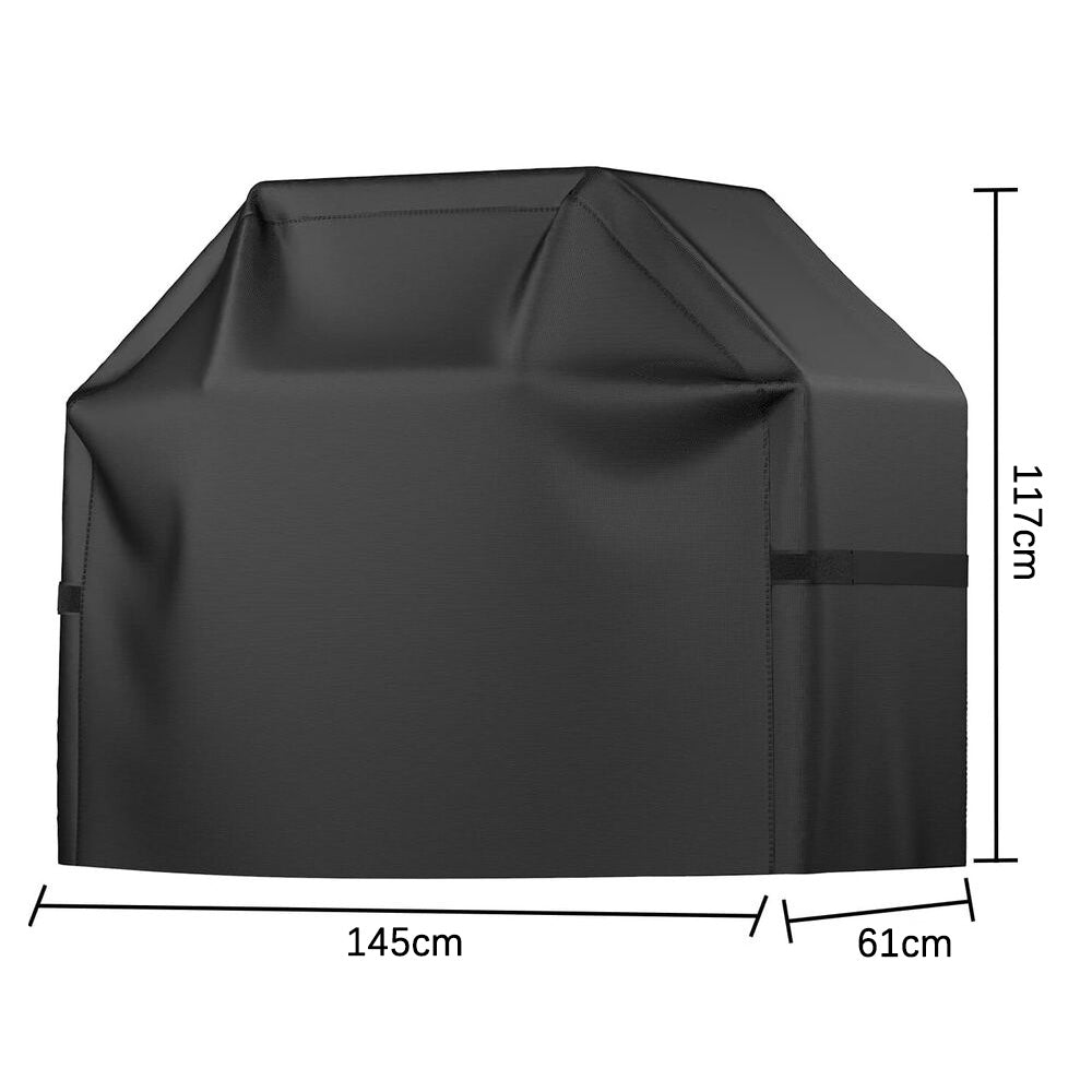 BBQ Grill Cover Water-resistant Oxford Fabric Dustproof Barbecue Protector Cover