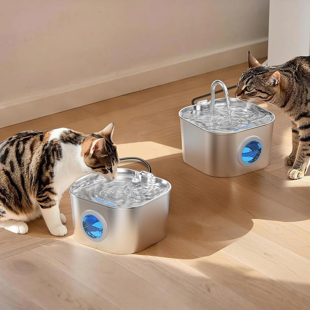Electronic Automatic Pet Water Fountain USB 2.2L for Cats and Small Animals