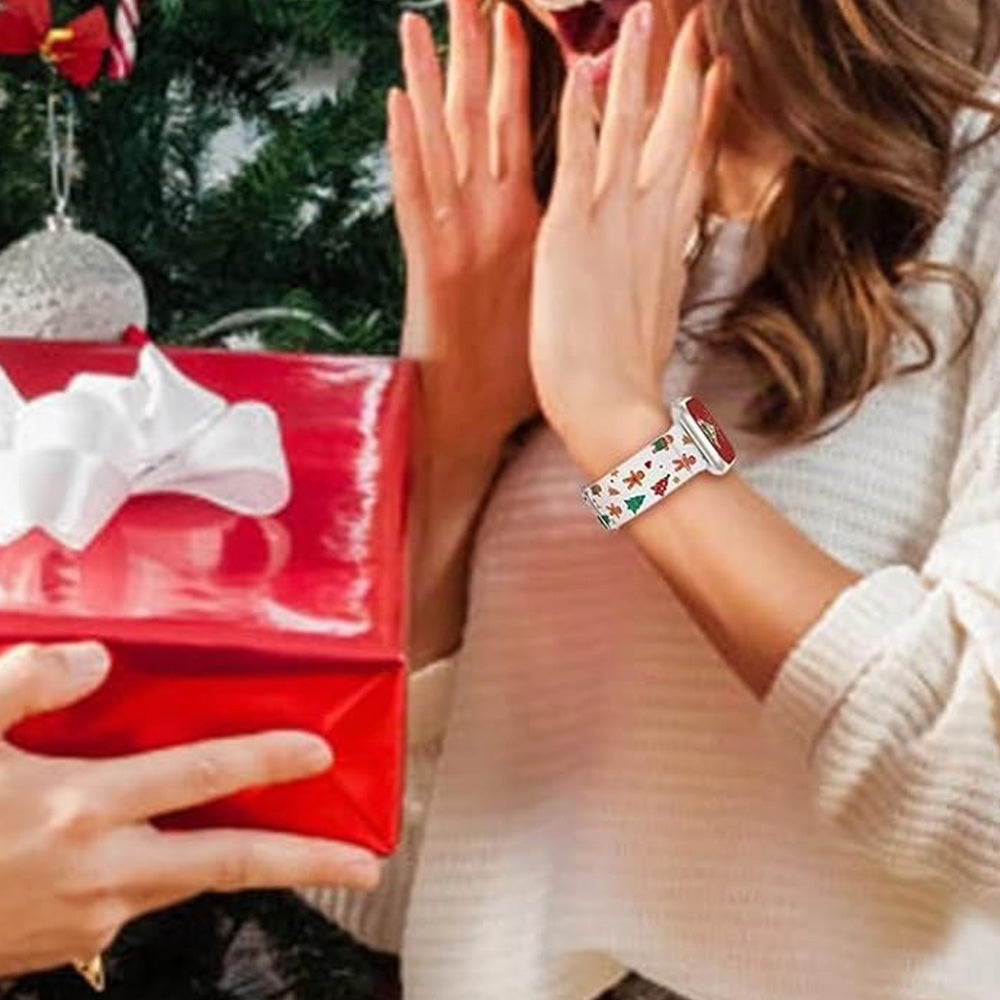 3 PCS Christmas Nylon Watch Bands Compatible with Samsung 6th Gen Quick Release