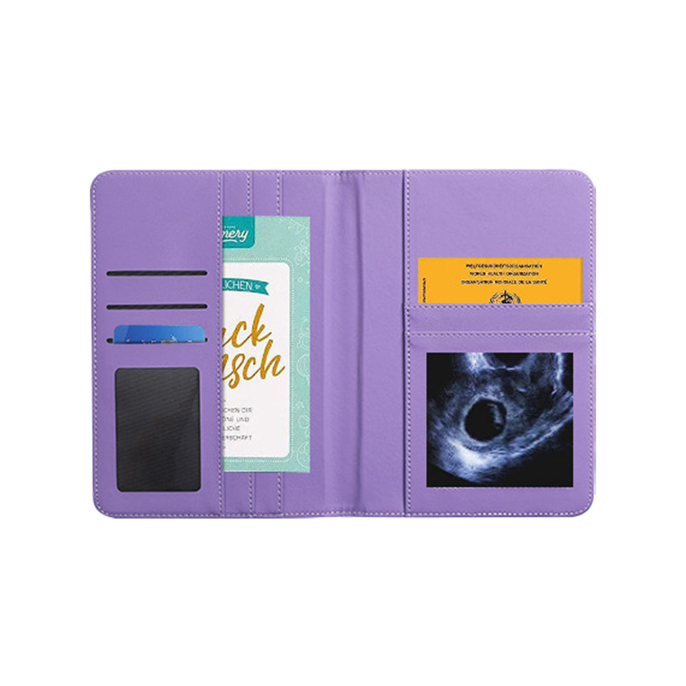 Pregnancy Daily Journal PU Cover Card Holder