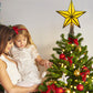Led Pentagram Christmas Tree Top Light