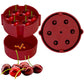 2Pcs Portable Cherry Pitter Corer Tool Labor-Saving Push Down Multiple Cherries Seed Remover