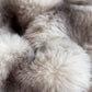 Faux Fur Fitted Sheet with Pillowcases-Grey