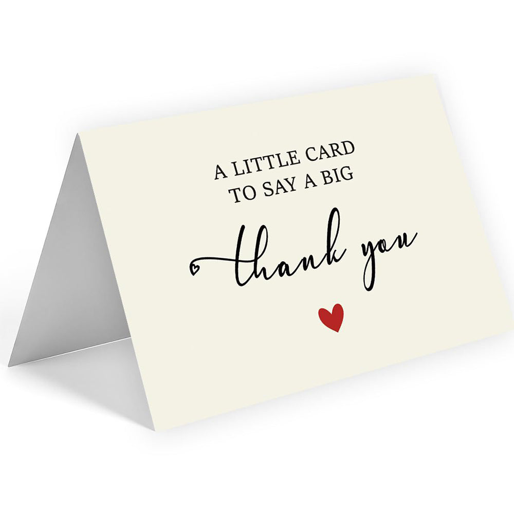 40 Pack Holiday Thank You Greeting Cards with Envelopes and Seal Stickers