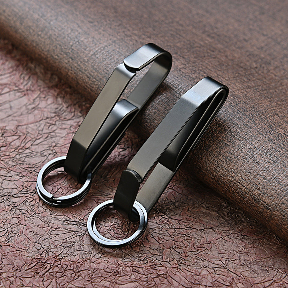 Belt Key Holder with 2 Detachable Key Rings