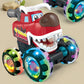 Monster Truck Toy Light-Up Cars Wheels Toy Car Press and Go Cars