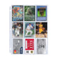 50 100Pcs 9 Grids Album Baseball Holder Sheets Double Side for Card Sleeves Photos