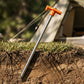10 Pack 7 Inch Tent Stakes Carbon Steel Rustproof Orange Top for Camping Canopy Securing