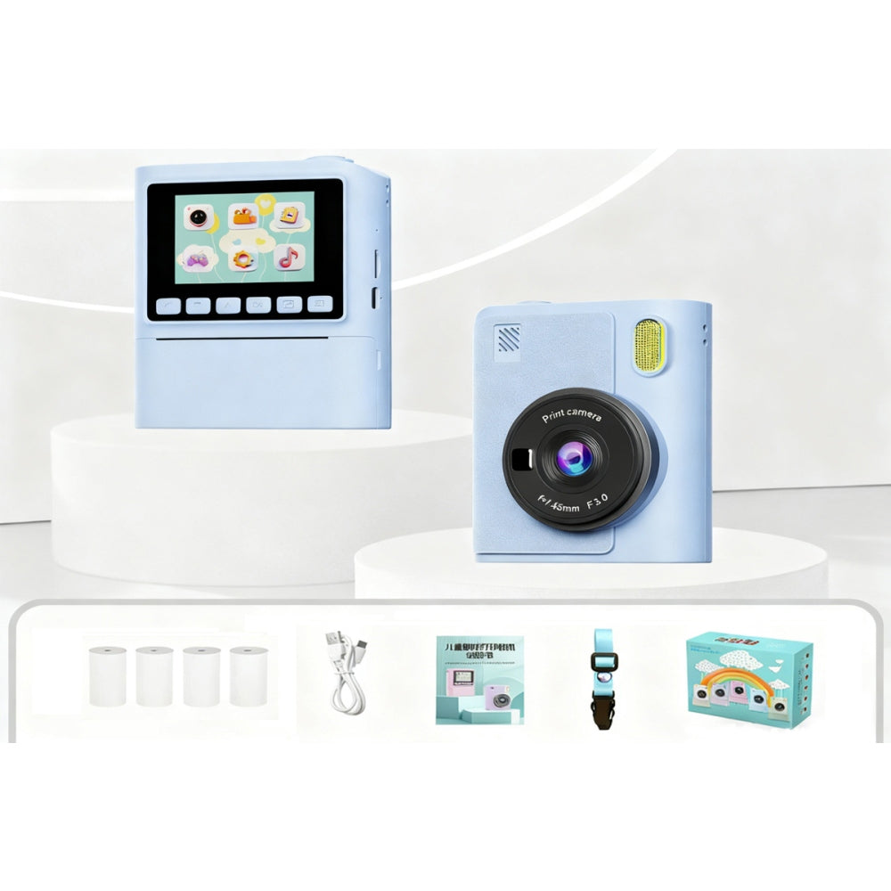 Instant Print Camera HD Video Recorder Support Monochrome Printing