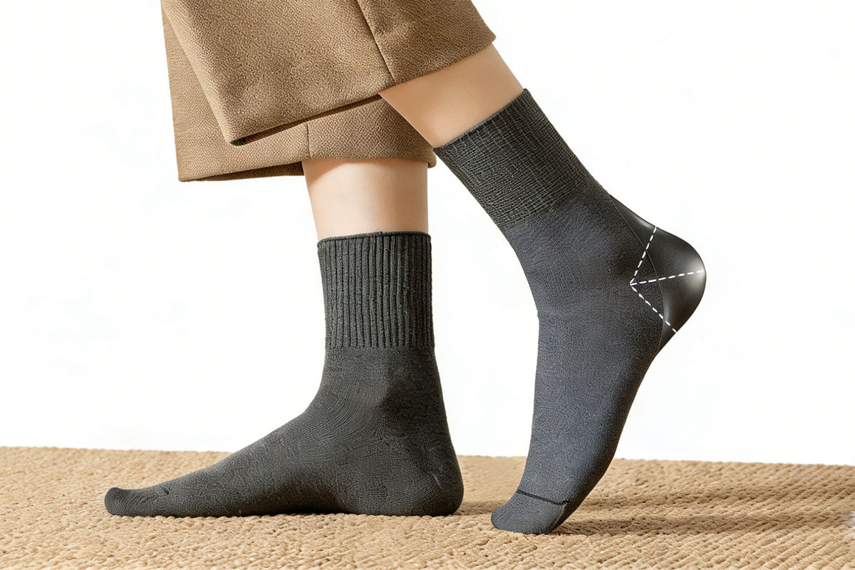 3 Pairs Moisturizing Socks for Dry Cracked Heel Treatment