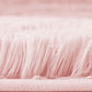 Non Slip Shaggy Bath Mat Ultra Soft Thick Fluffy Pile Non Slip Bath Rug-Pink