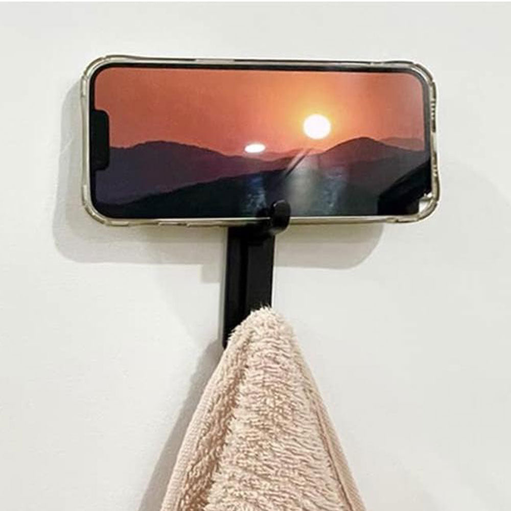 8Pcs Self Adhesive Wall Hook Double Hook Hanger Home Kitchen Bathroom Hanger Cabinet Tool