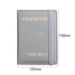 RFID Blocking Travel Passport Holder with Elastic Strap