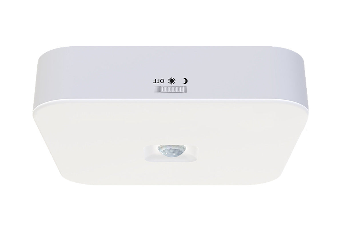 1Pc Rechargeable Motion Sensor Square Ceiling Light for Indoor Outdoor Use