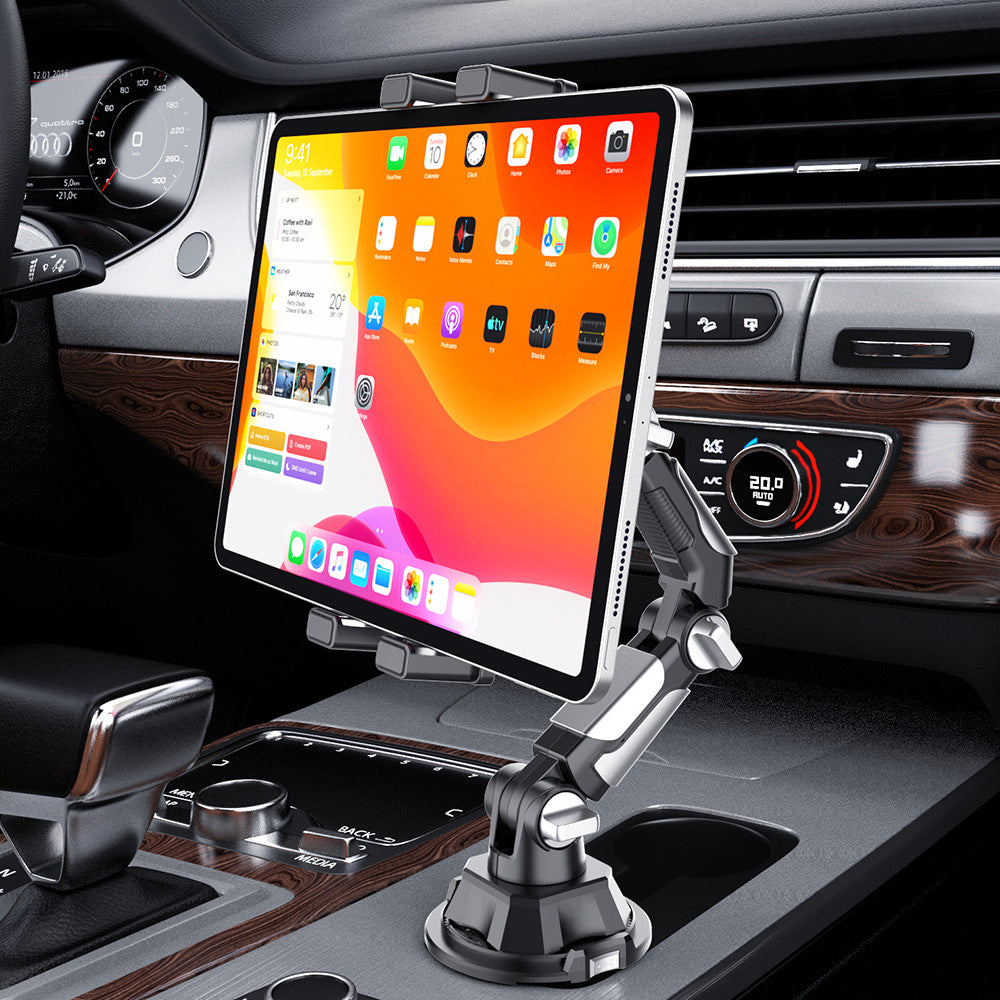 Car Cup Holder Phone Mount Adjustable For Tablet Phone In Vehicles