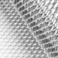 100 x 33cm Grille Mesh Aluminium Alloy Car Bumper Vent Metal Grille Net 3x6mm