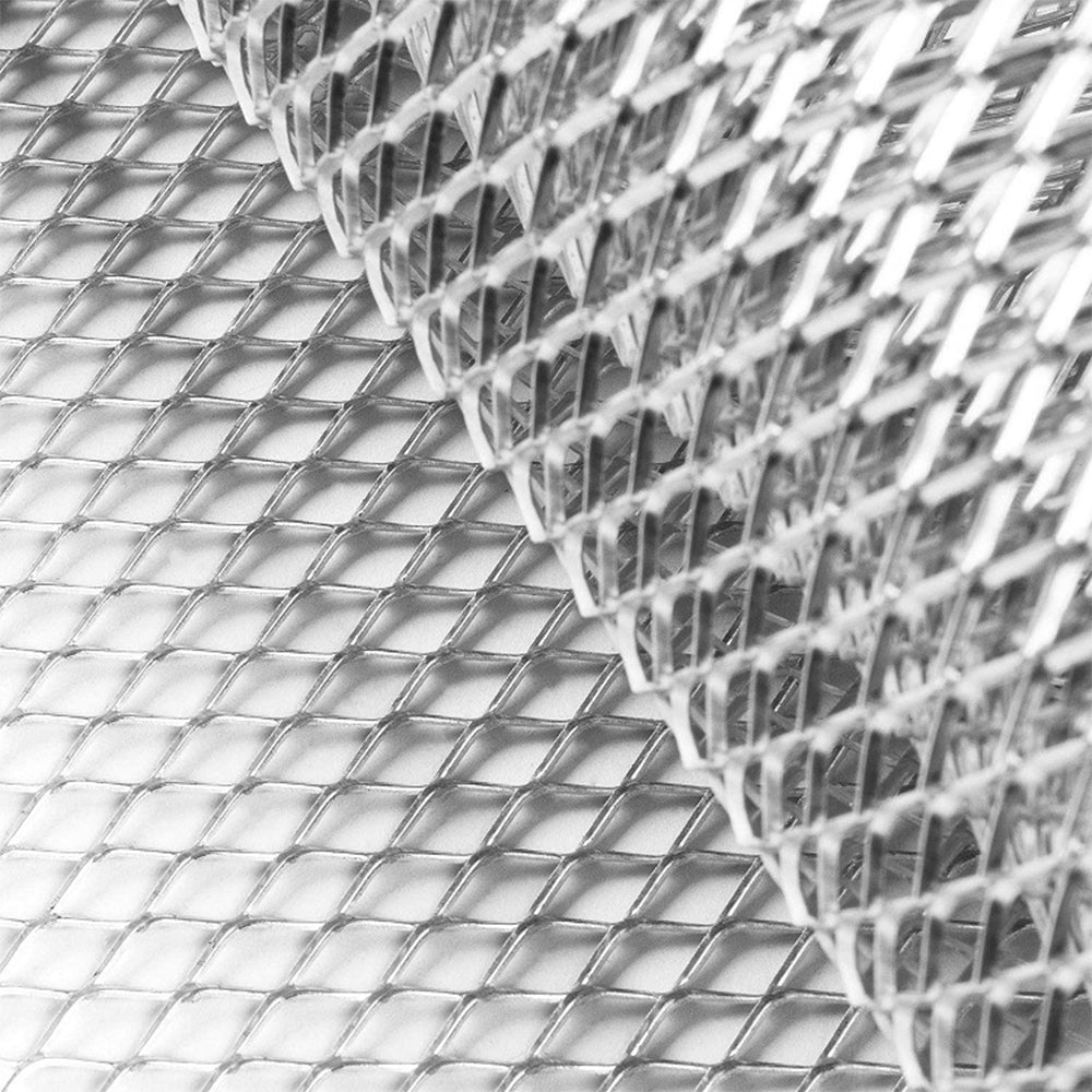 100 x 33cm Grille Mesh Aluminium Alloy Car Bumper Vent Metal Grille Net 3x6mm
