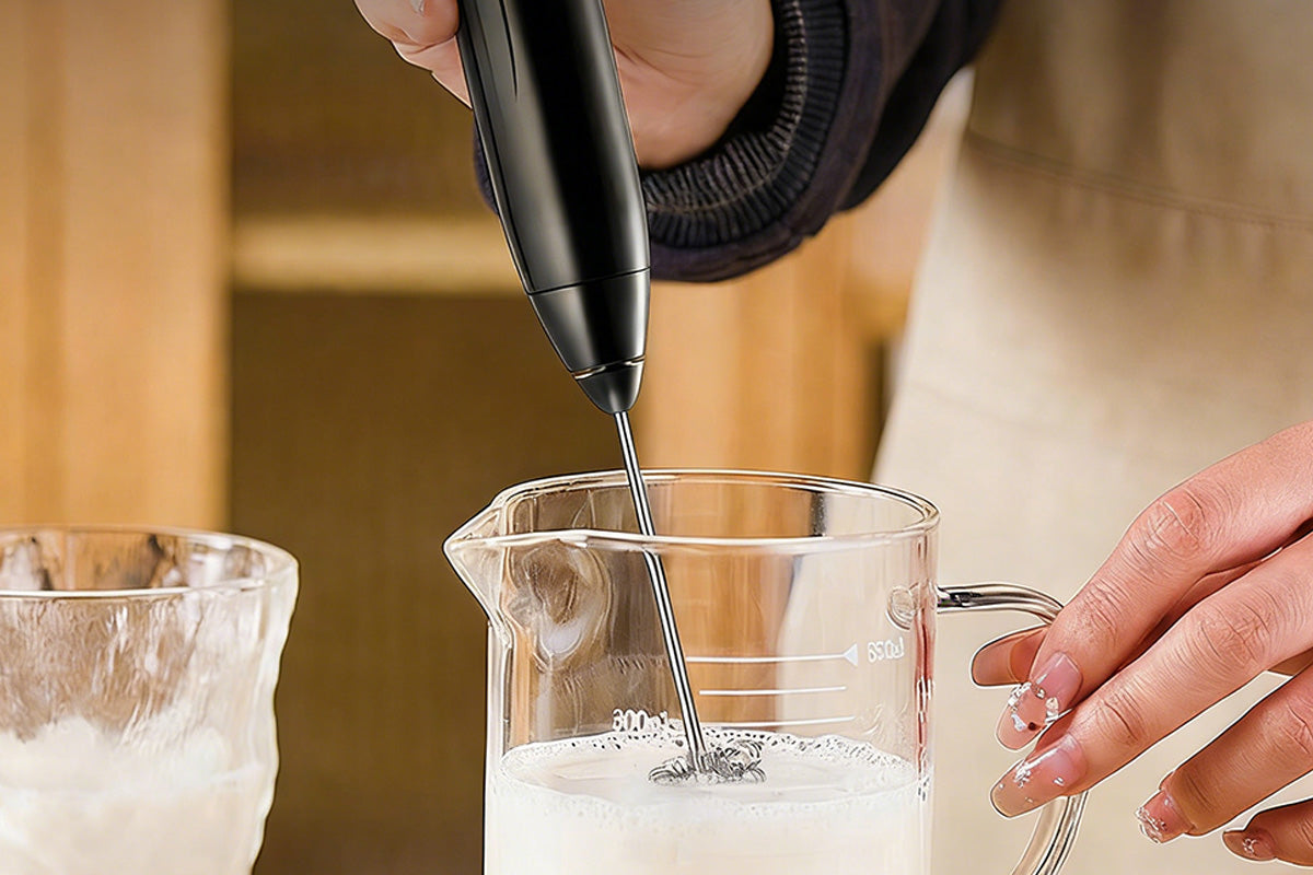 USB Charging Electric Egg Beater Milk Frother Handheld Drink Coffee Foamer