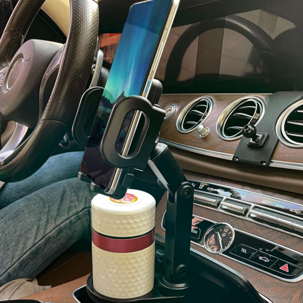 2-in-1 Adjustable 360 Degree Universal Car Phone and Cup Holder