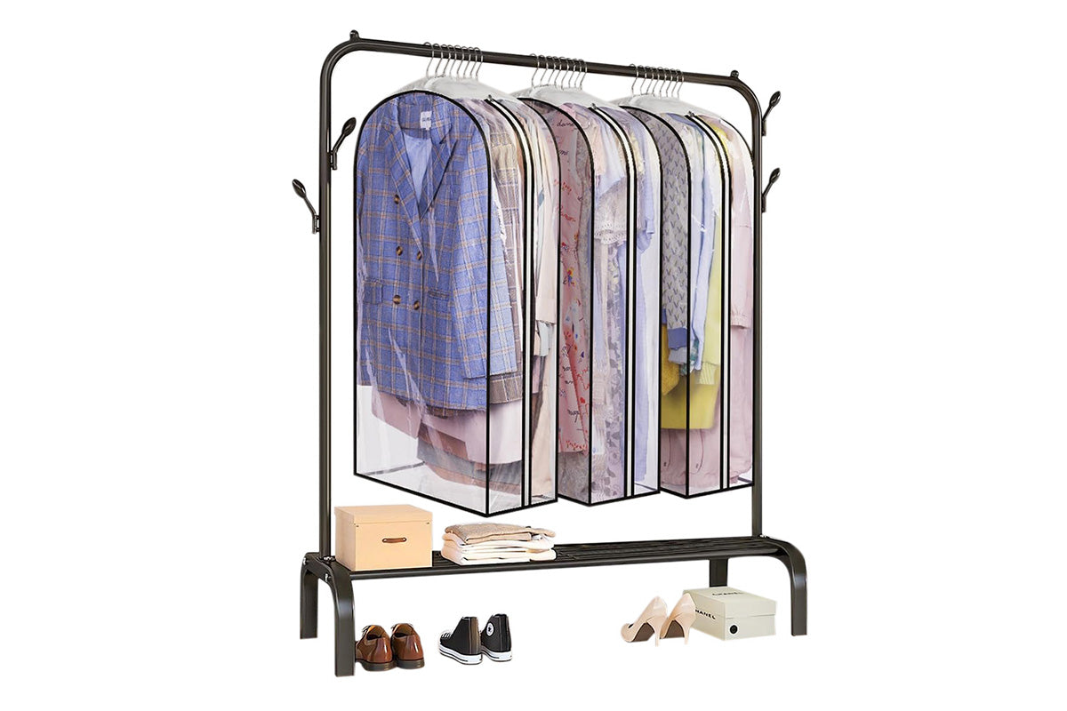 All Clear Garment Bags Hanging Clothes Waterproof for Suit Shirts Coats Dresses