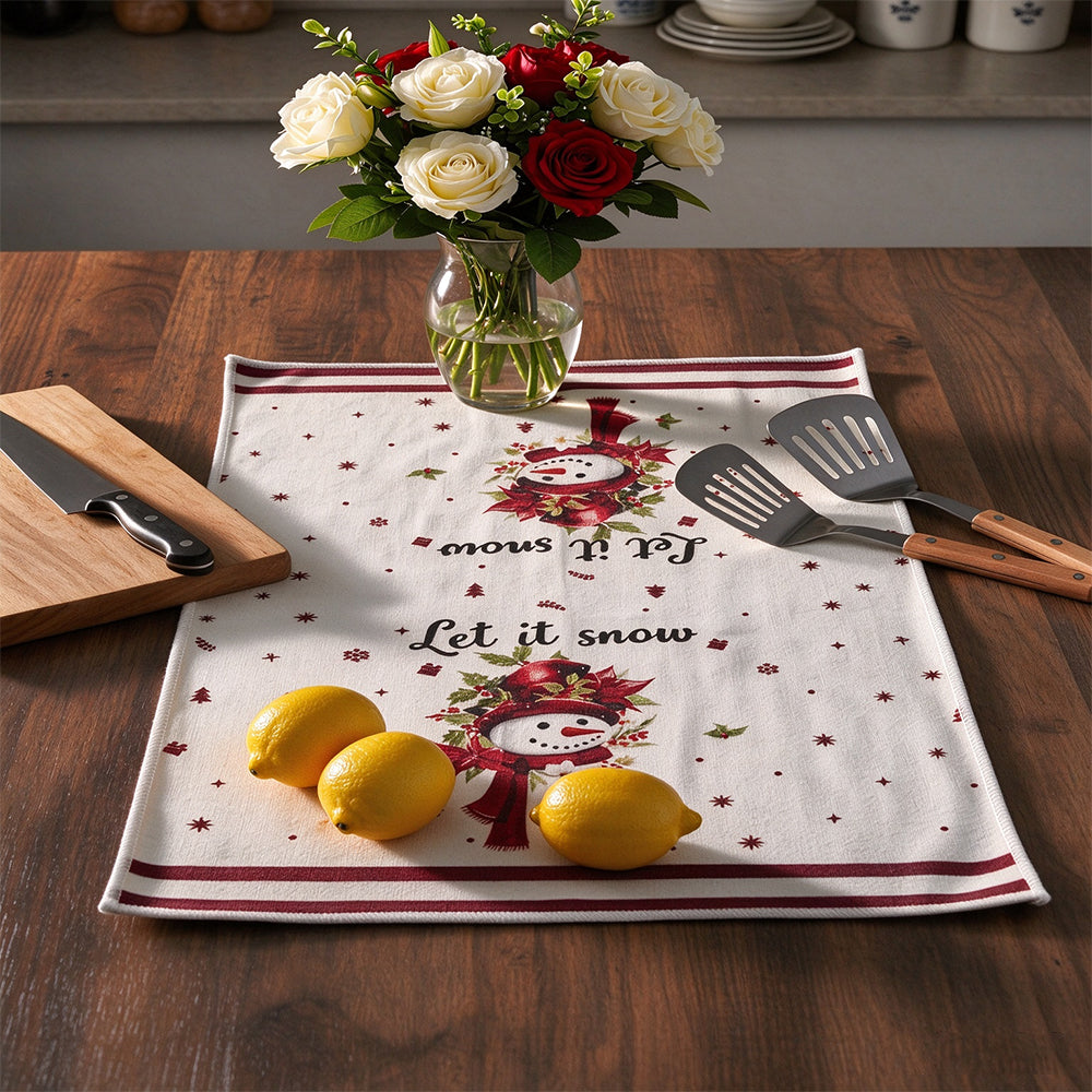 Microfibre Kitchen Tea Towels Dish Glass Cloths Towel