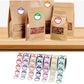 7 Rolls 3500 Round Day Dot Food Storage Labels for Catering