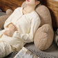 Fluffy Backrest Reading Pillow Neck Lumbar Support Chair Cushion with Arms