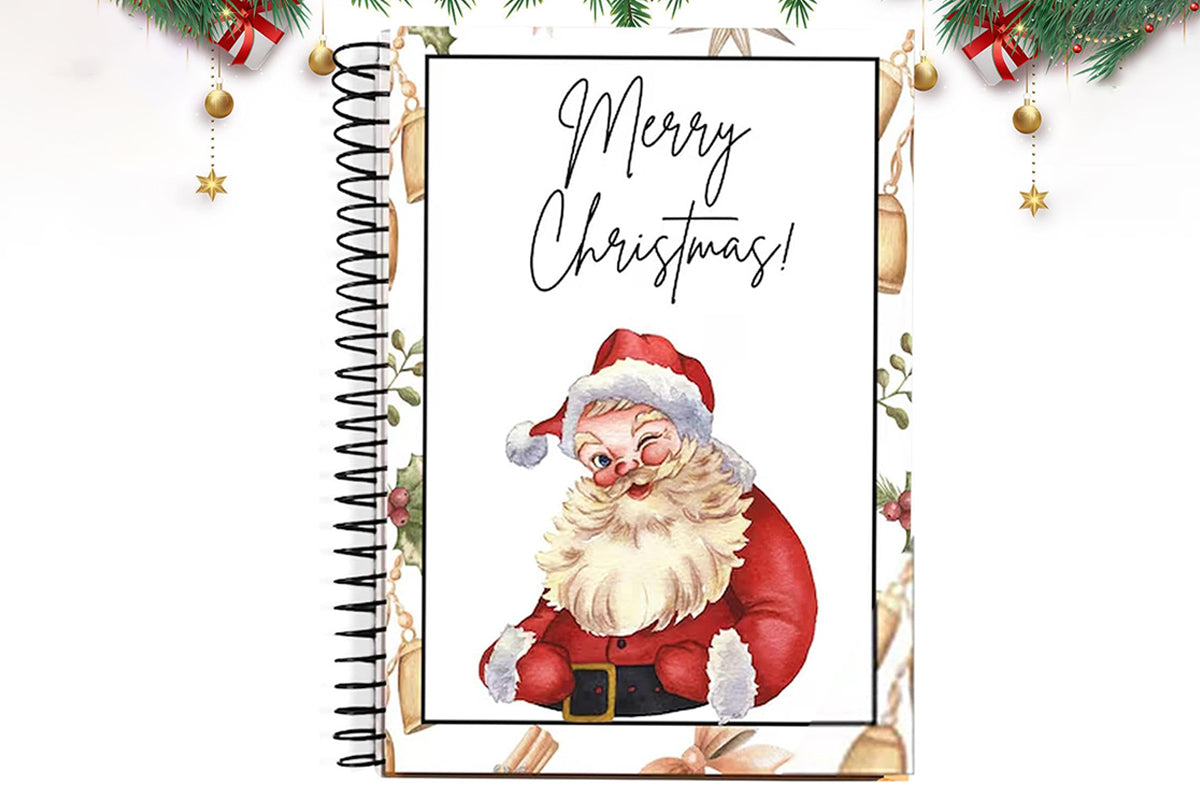 38-Sheets Christmas Gift Card Book Coil Bound Holiday Card Holder