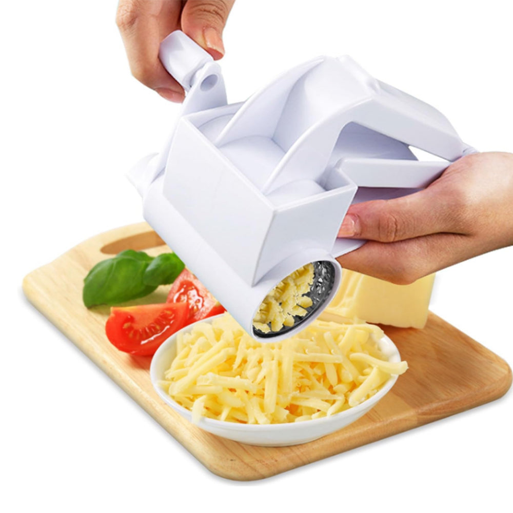 Stainless Steel 3 in1 Rotary Handheld Cheese Cutter