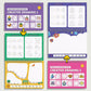 Reusable Magic Grooved Writing Practice Books with Disappearing Ink Pens