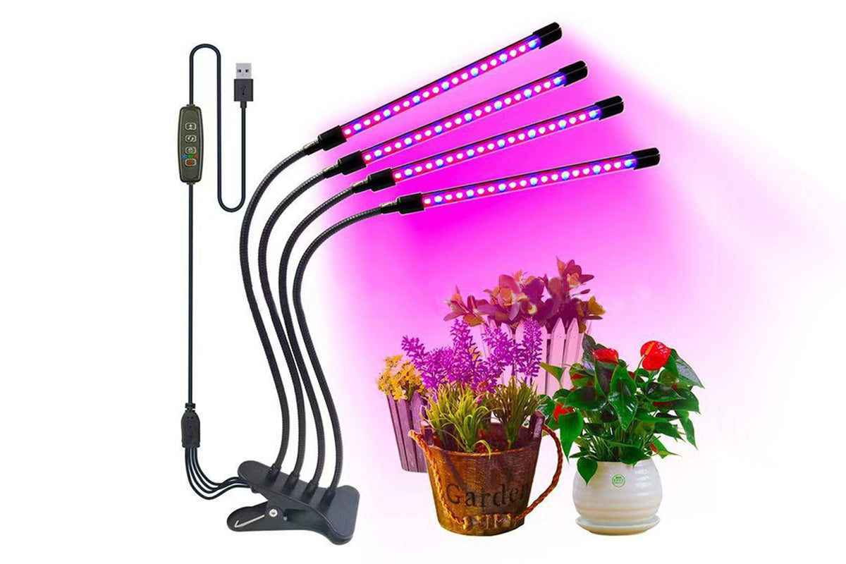 Grow Light for Indoor Plants with 9 Dimmable Levels Red Blue Spectrum Plant Light