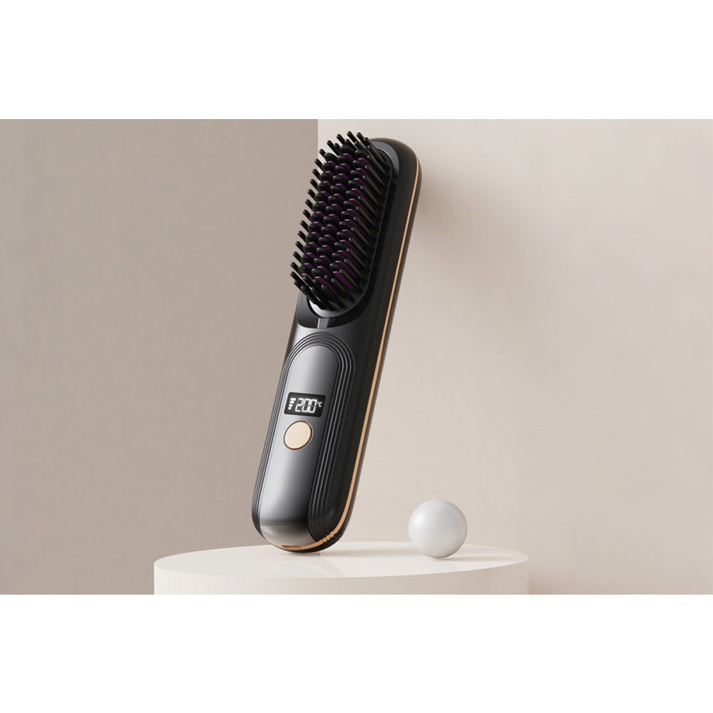 Portable Rechargeable Wireless Hair Straightener Comb