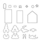18PCS Stainless Steel 3D Christmas Cookie Cutter Set Gingerbread House Shapes