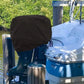 Outboard Motor Cover Engine Dust Cover Waterproof UV Resistant for Boat-Black