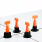 50 PCS Tile Leveling System Kit with Wrench Reusable Tile Leveling Clips for Tile Installation