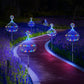 5Pcs Solar Firework Lights Water-resistant Outdoor Stake Lights